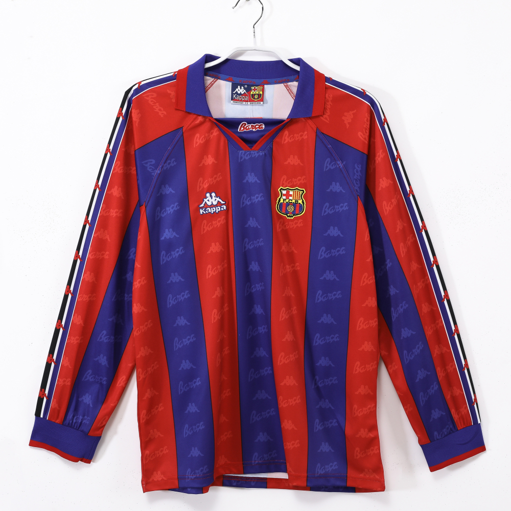 1995 97 FC Barcelona Home Jersey | Long-sleeved | [Retro Edition] | 710