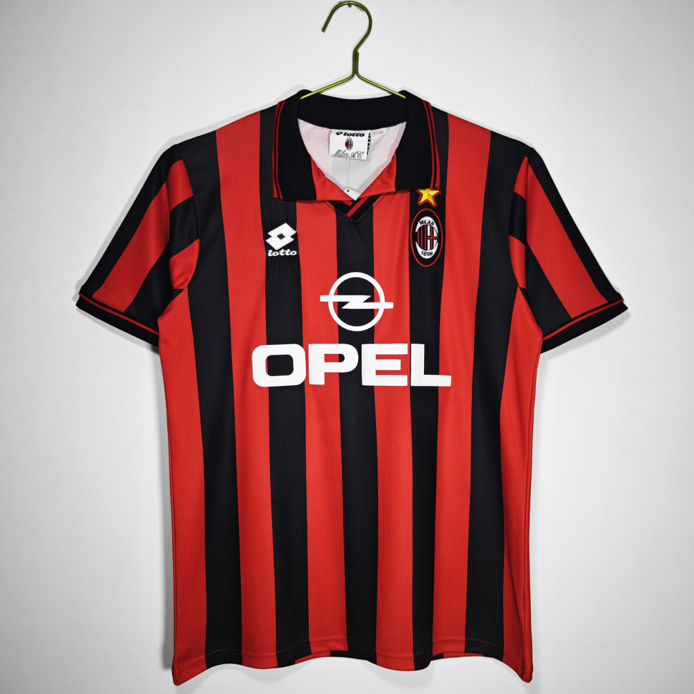 1996 97 A.C. Milan Home Jersey | short-sleeved | [Retro Edition] | 710