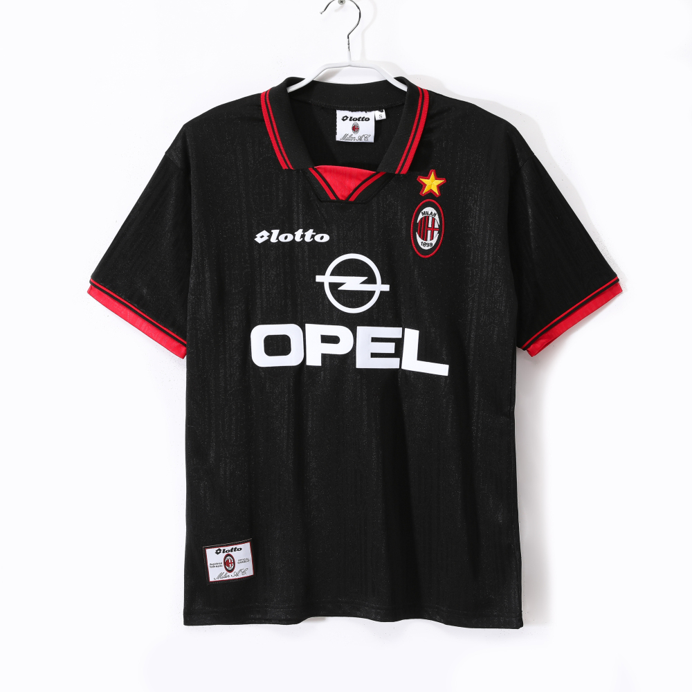 1997 98 A.C. Milan Third Jersey | short-sleeved | [Retro Edition] | 710