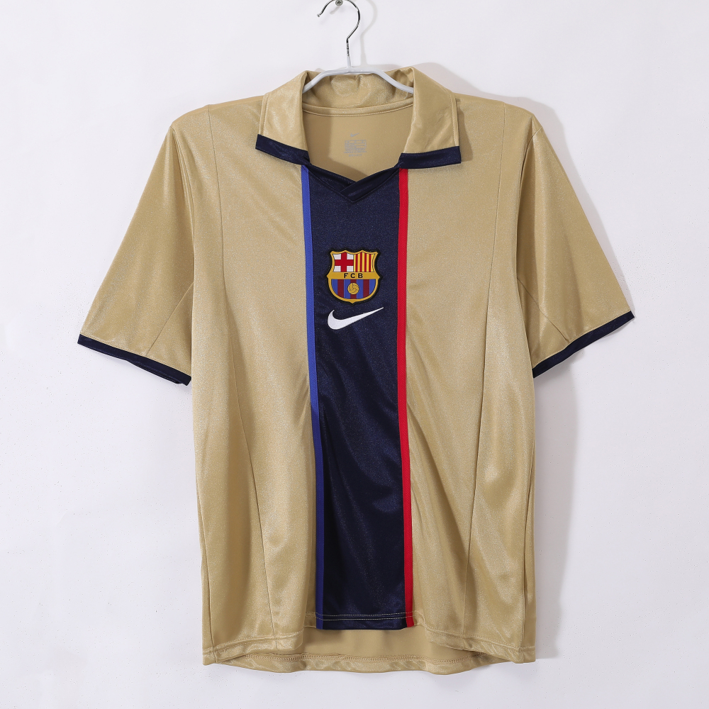 2001 02 Fc Barcelona Home and Away Jersey | short-sleeved | [Retro Edition] | 710