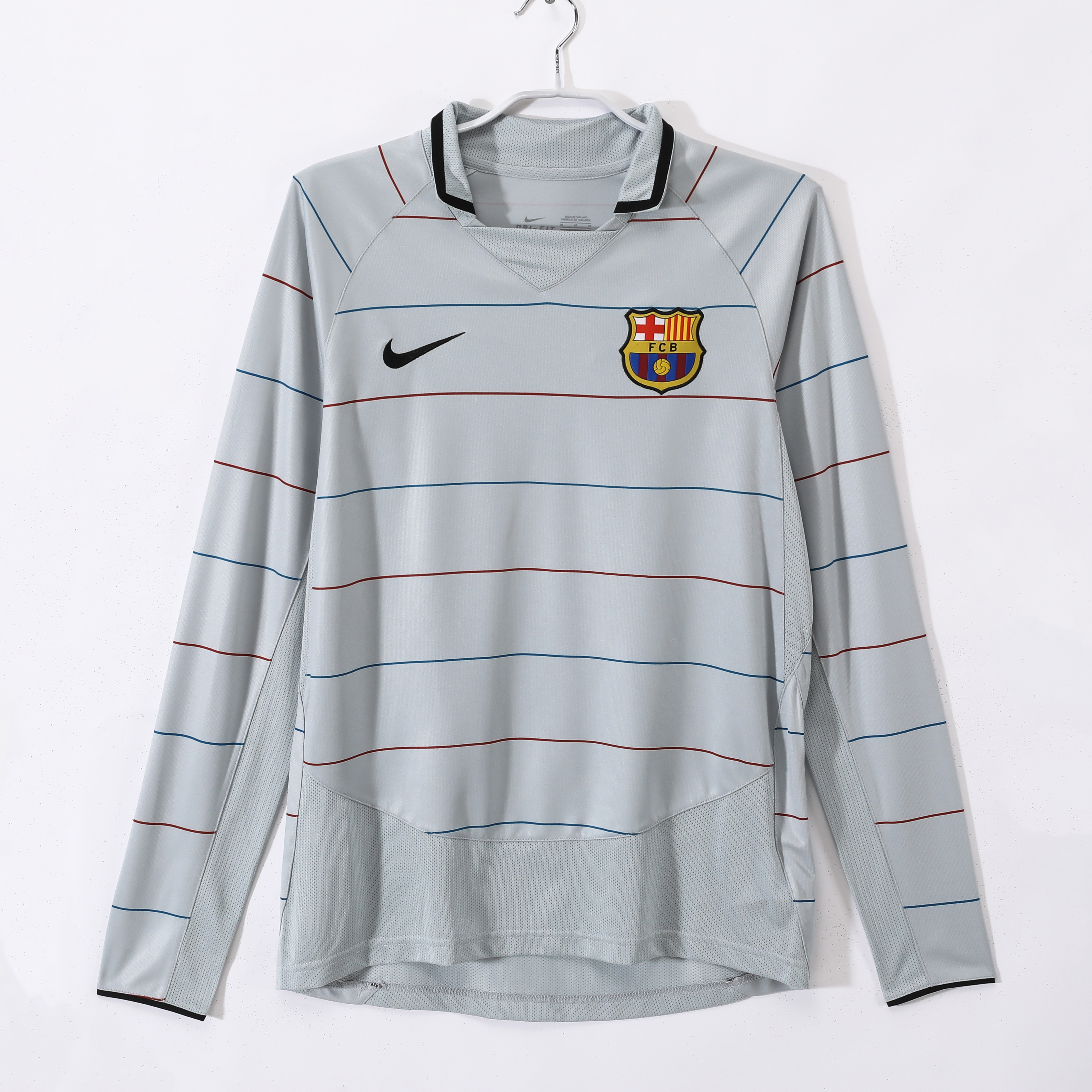 2003 04 FC Barcelona Away Jersey | Long-sleeved | [Retro Edition] | 710