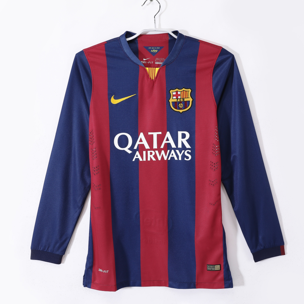 2014 15 FC Barcelona Home Jersey | Long-sleeved | [Retro Edition] | 710
