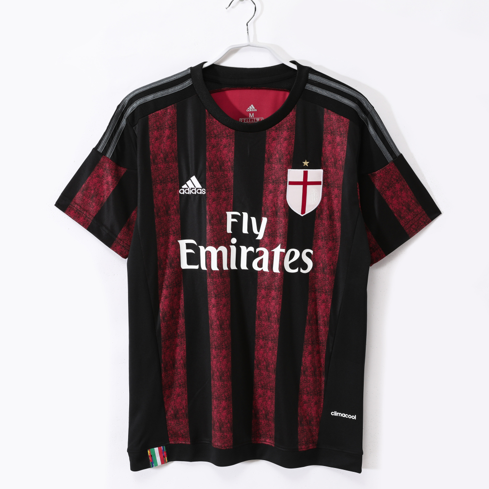 2015 16 A.C. Milan Jersey | short-sleeved | [Retro Edition] | 710