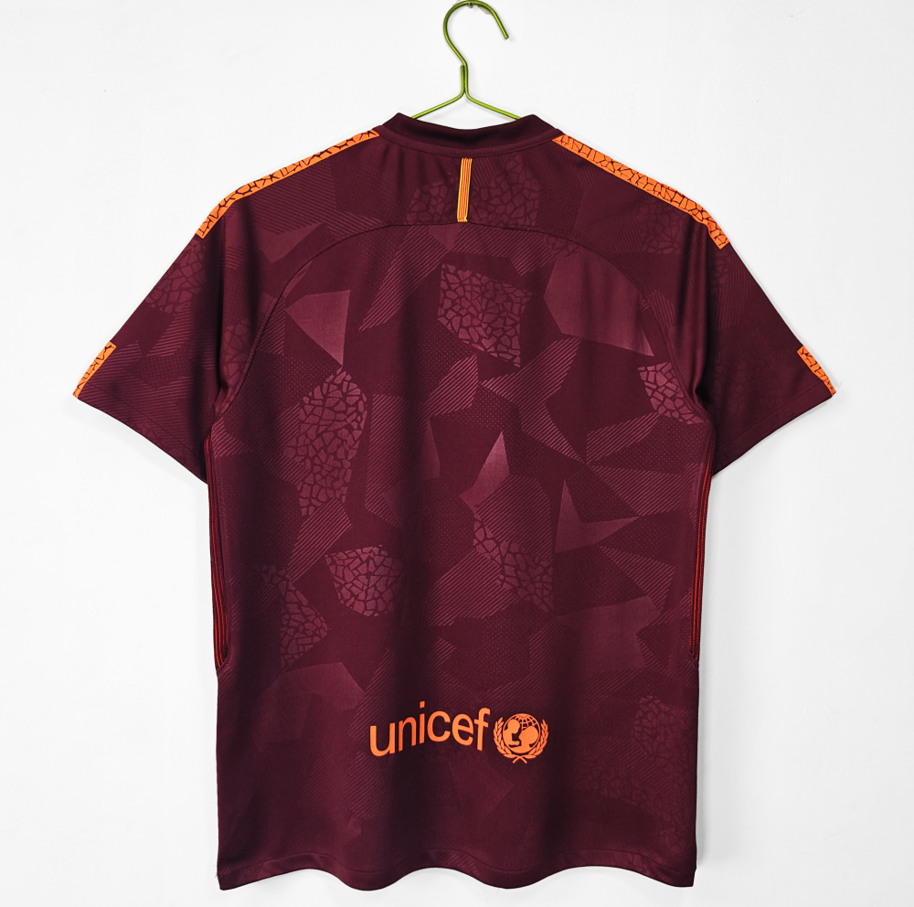 2017 18 Fc Barcelona Home / Third Jersey | short-sleeved | [Retro Edition] | 710