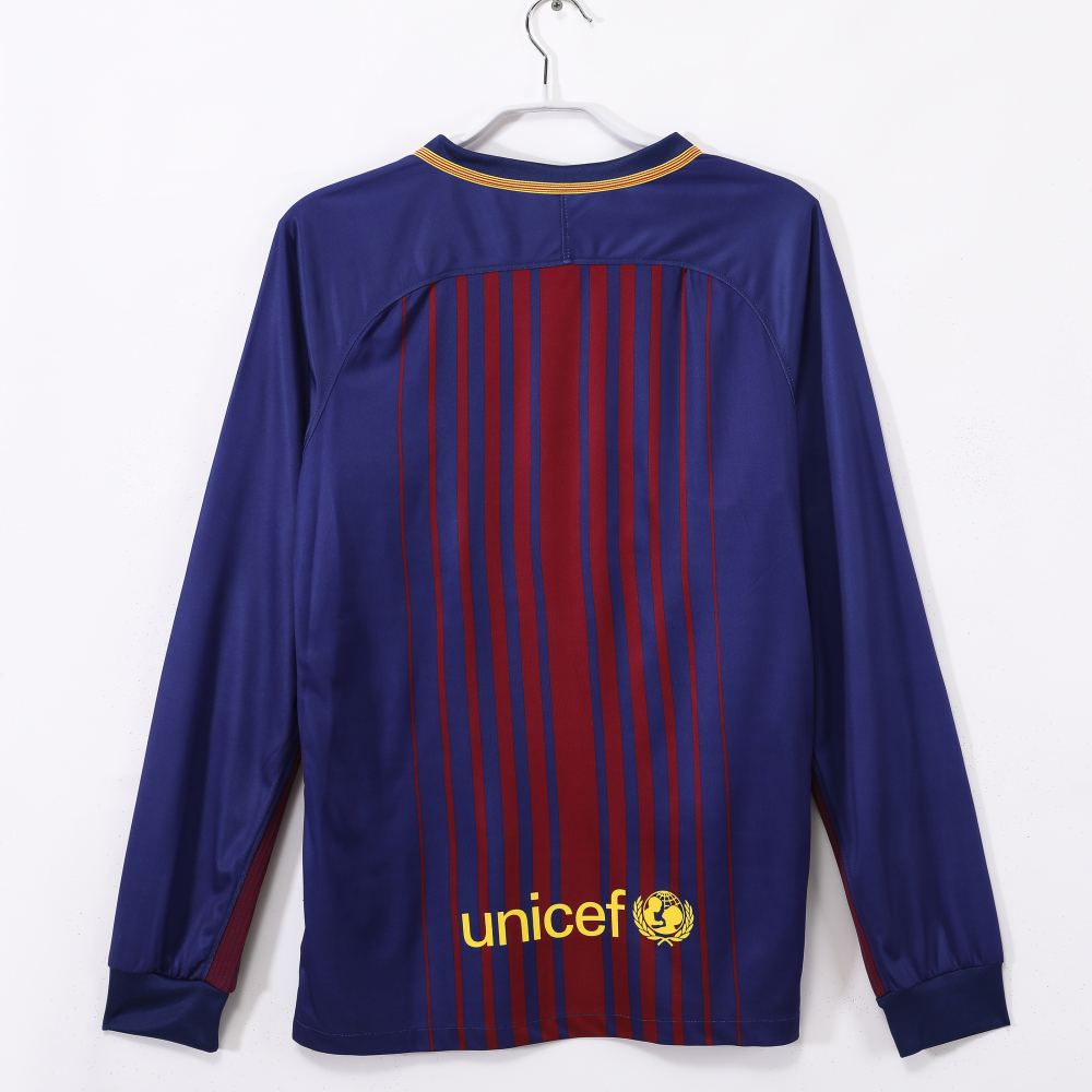 2017 18 FC Barcelona Home Jersey | Long-sleeved | [Retro Edition] | 710