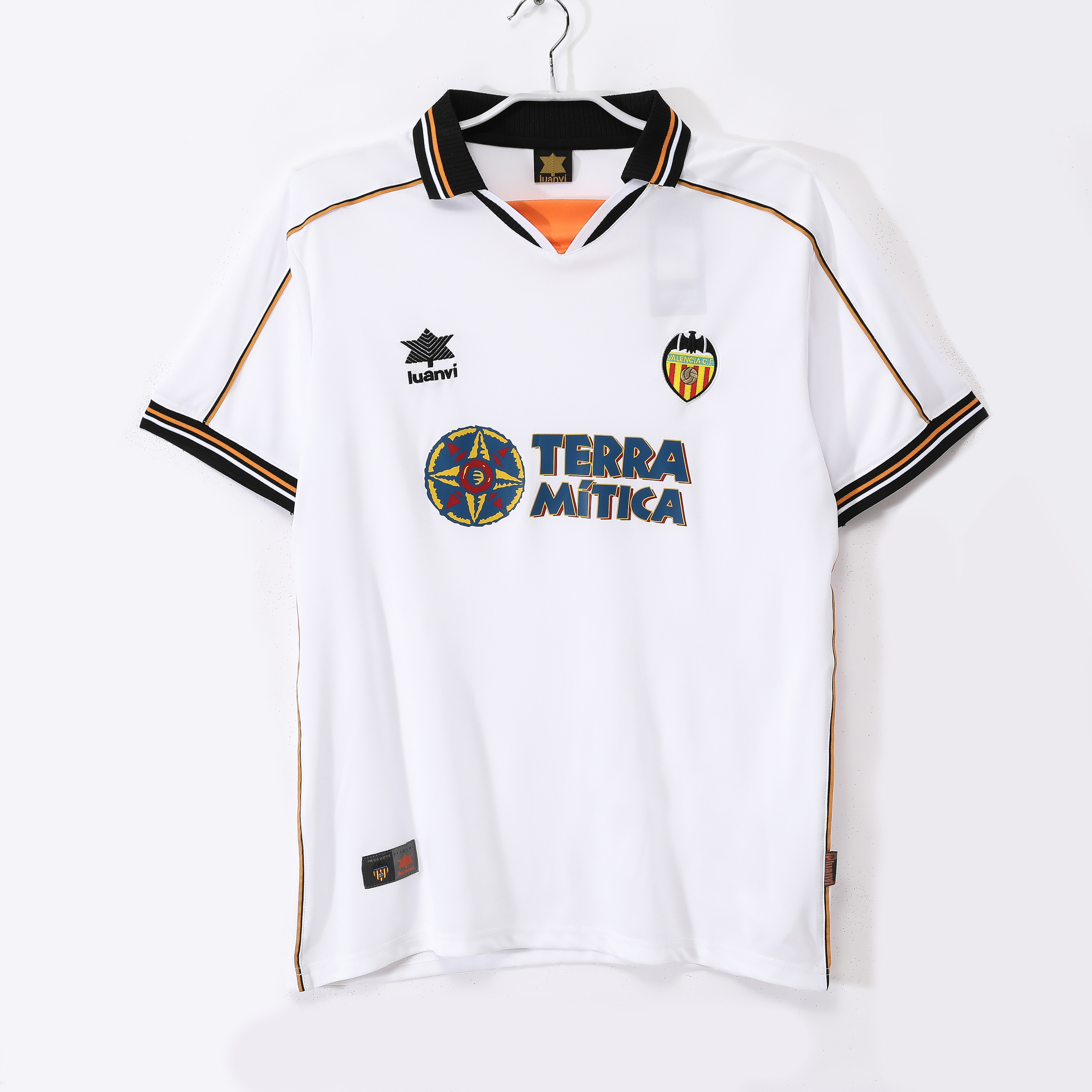 1999 00 Valencia Home / Away / Third Jersey | retro version | green and white | S-2XL | short-sleeved | 710