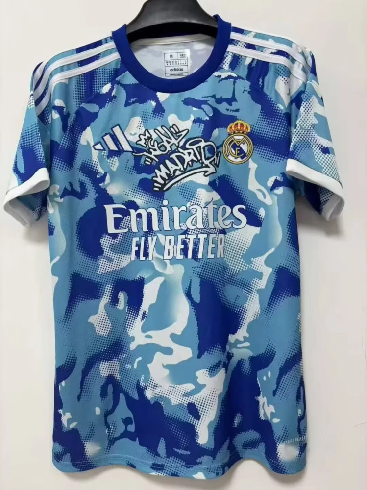 25-26 Real Madrid Jersey | blue | Special Edition | thai version | short-sleeved | 269