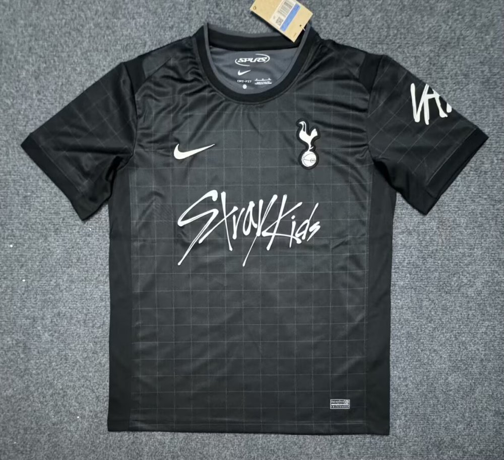 25-26 Tottenham Hotspur Away - Co-branded version Jersey | thai version | black | S-4XL | short-sleeved | C269