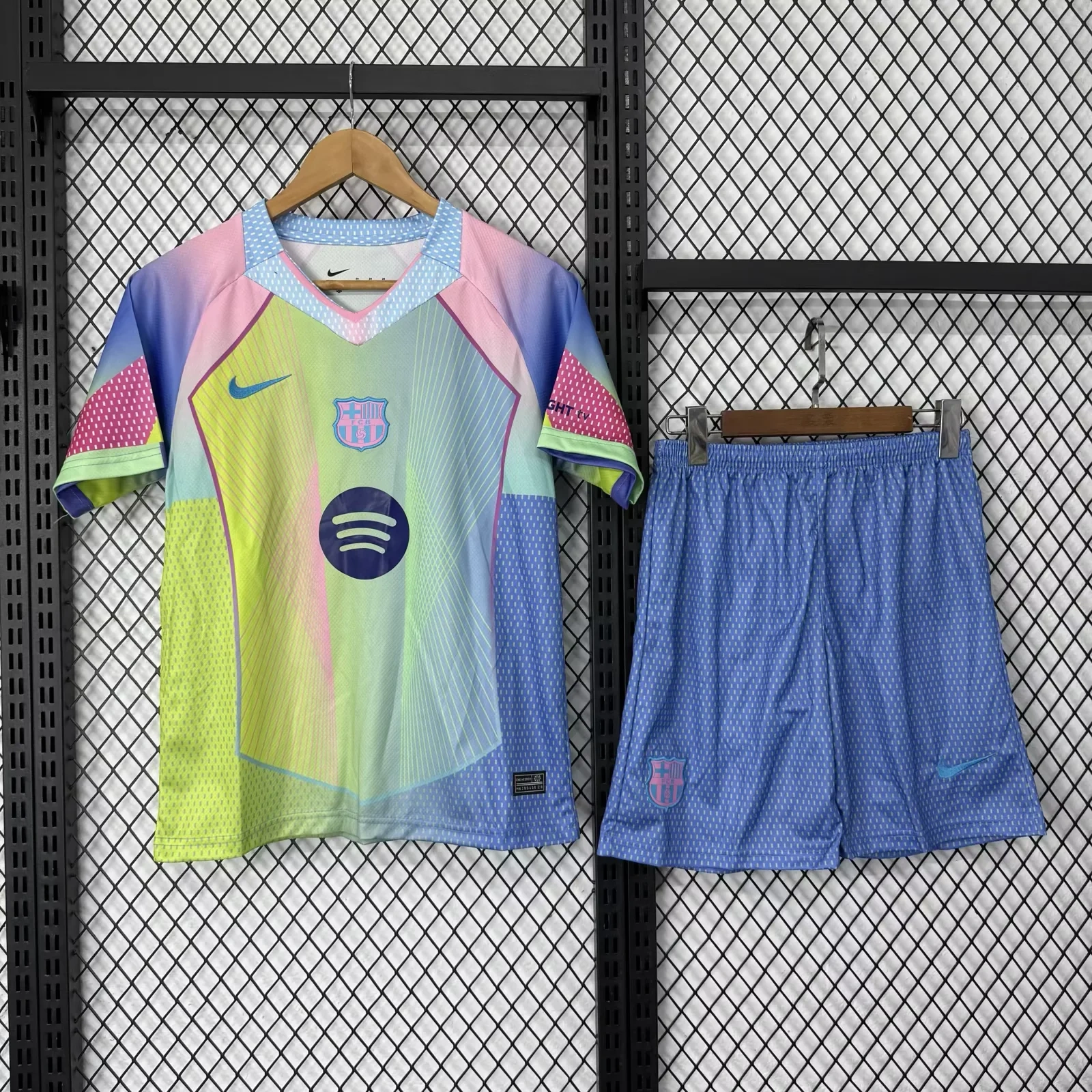 Kids Barcelona Soccer Jersey | Special edition | short-sleeved | 507
