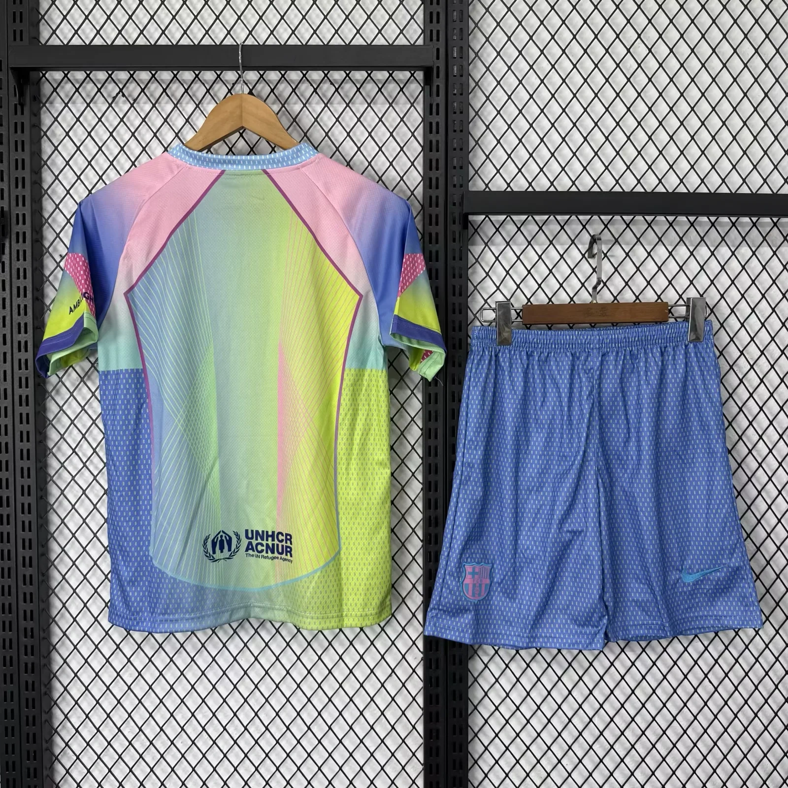 Kids Barcelona Soccer Jersey | Special edition | short-sleeved | 507