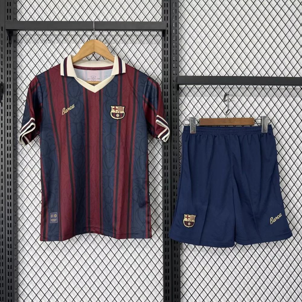 Kids Barcelona Soccer Jersey | Special edition | short-sleeved | 507