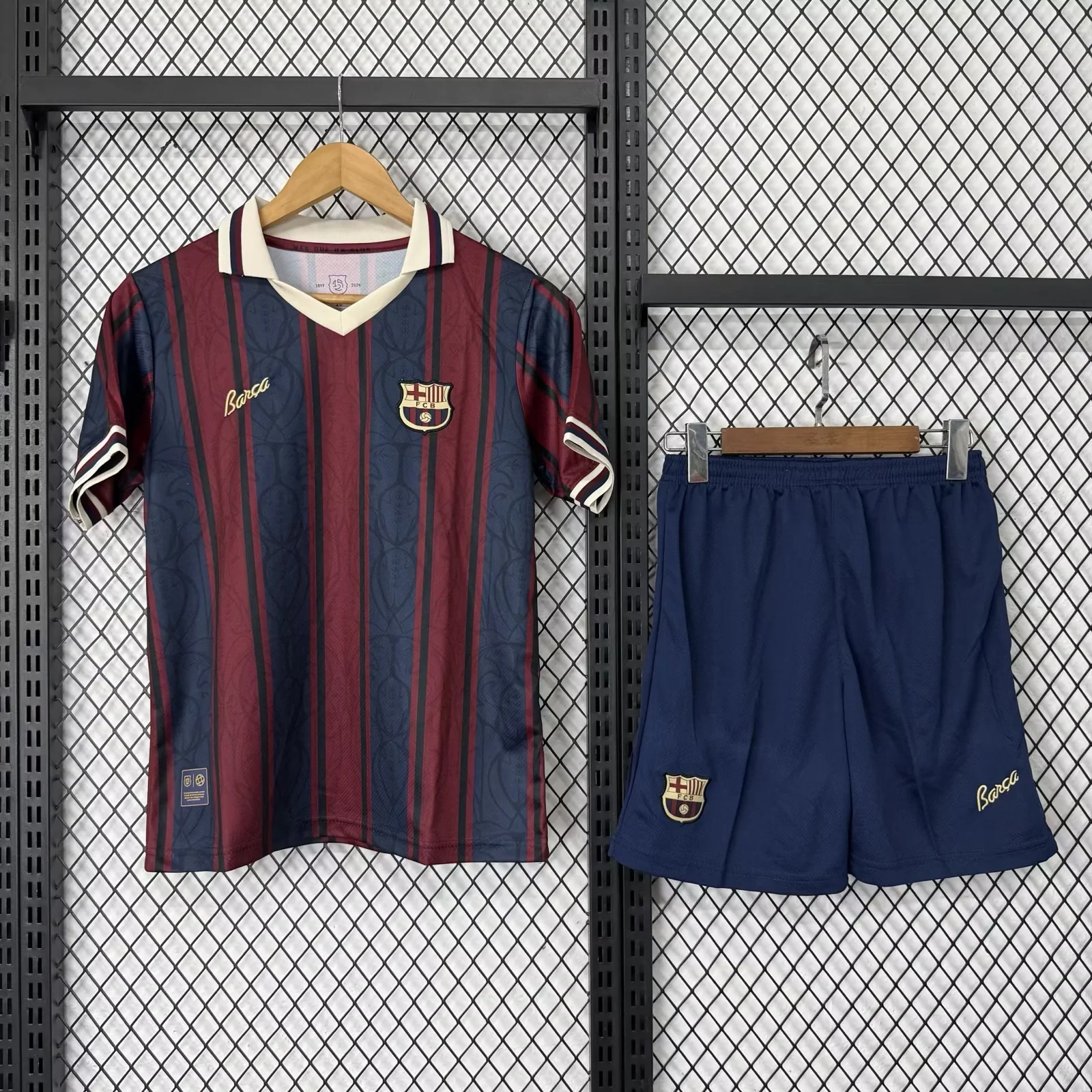 Kids Barcelona Soccer Jersey | Special edition | short-sleeved | 507