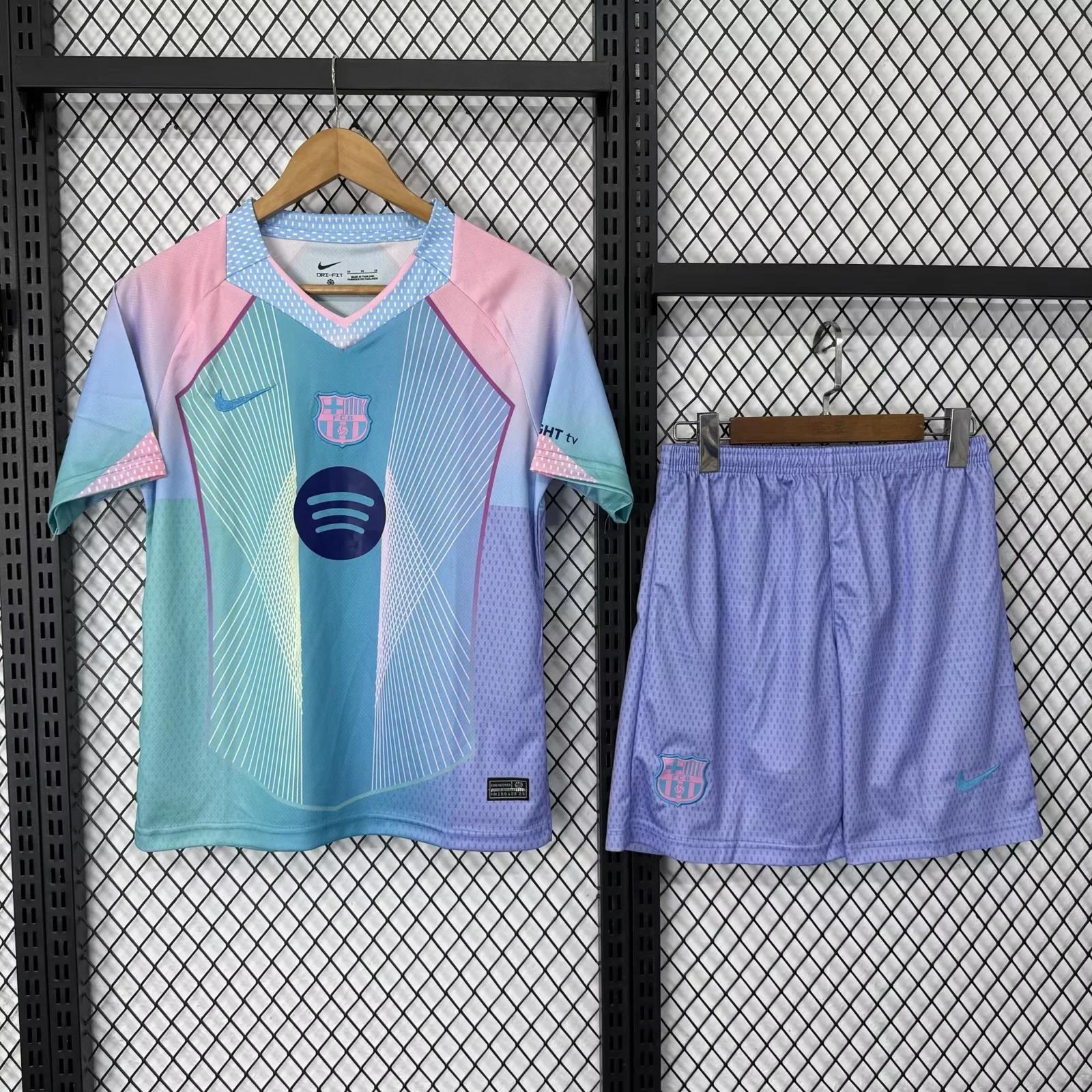 Kids Barcelona Soccer Jersey | Special edition | short-sleeved | 507