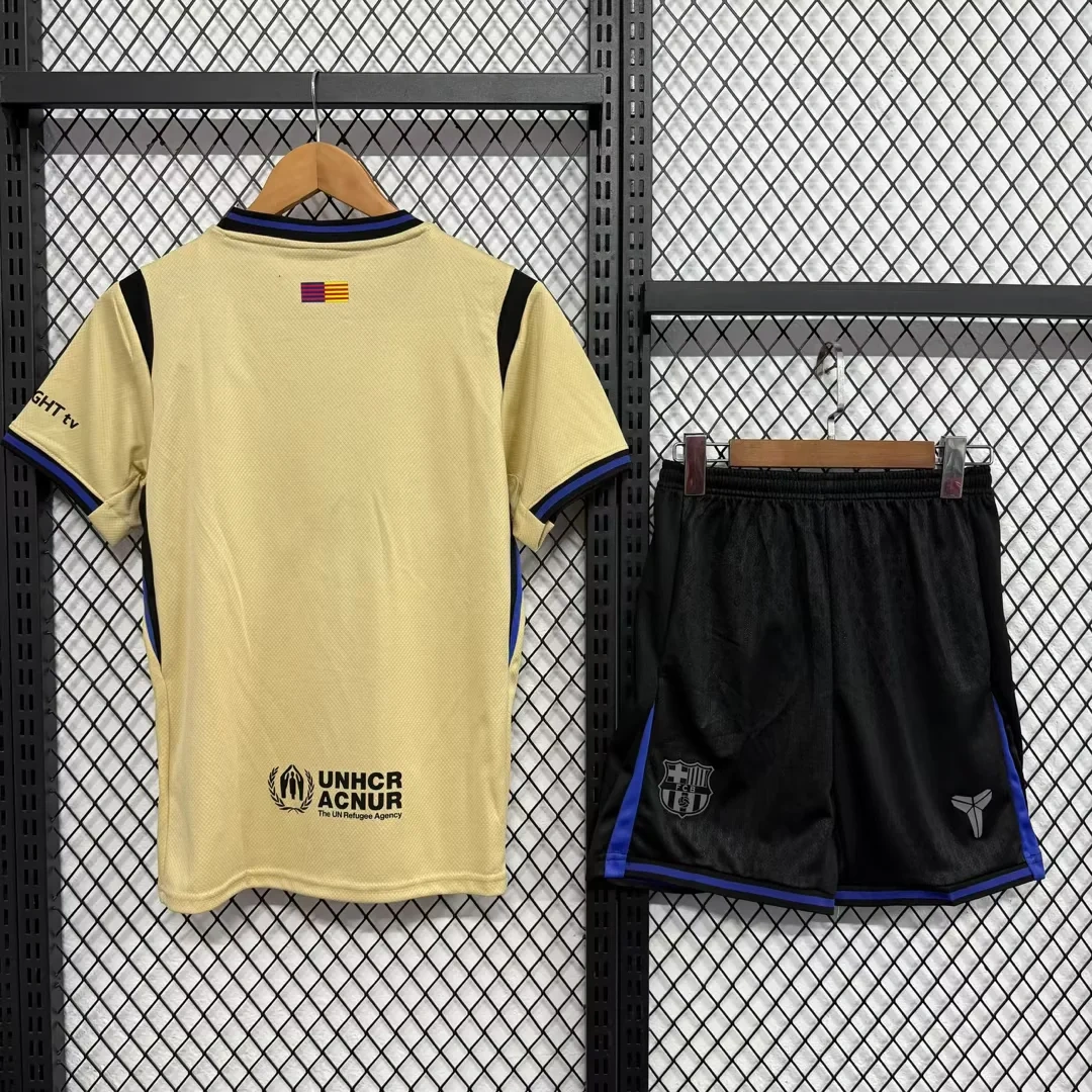 Kids 25/26 Barcelona Home Soccer Jersey | short-sleeved | 507