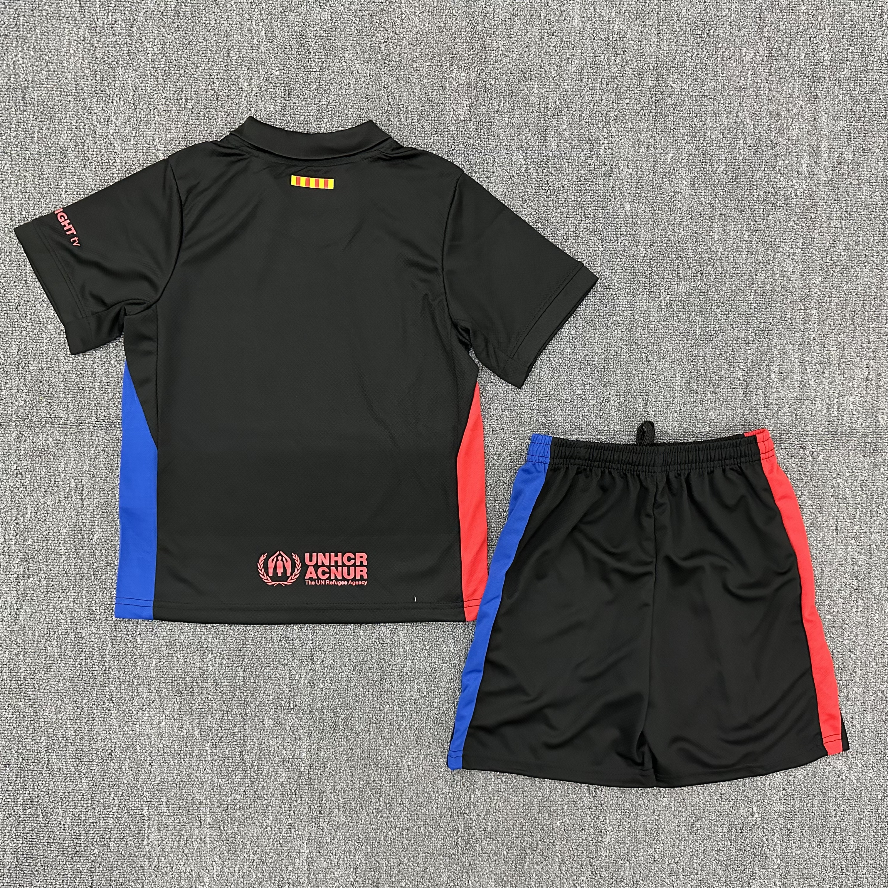 Kids Barcelona Away Soccer Jersey | short-sleeved | 507