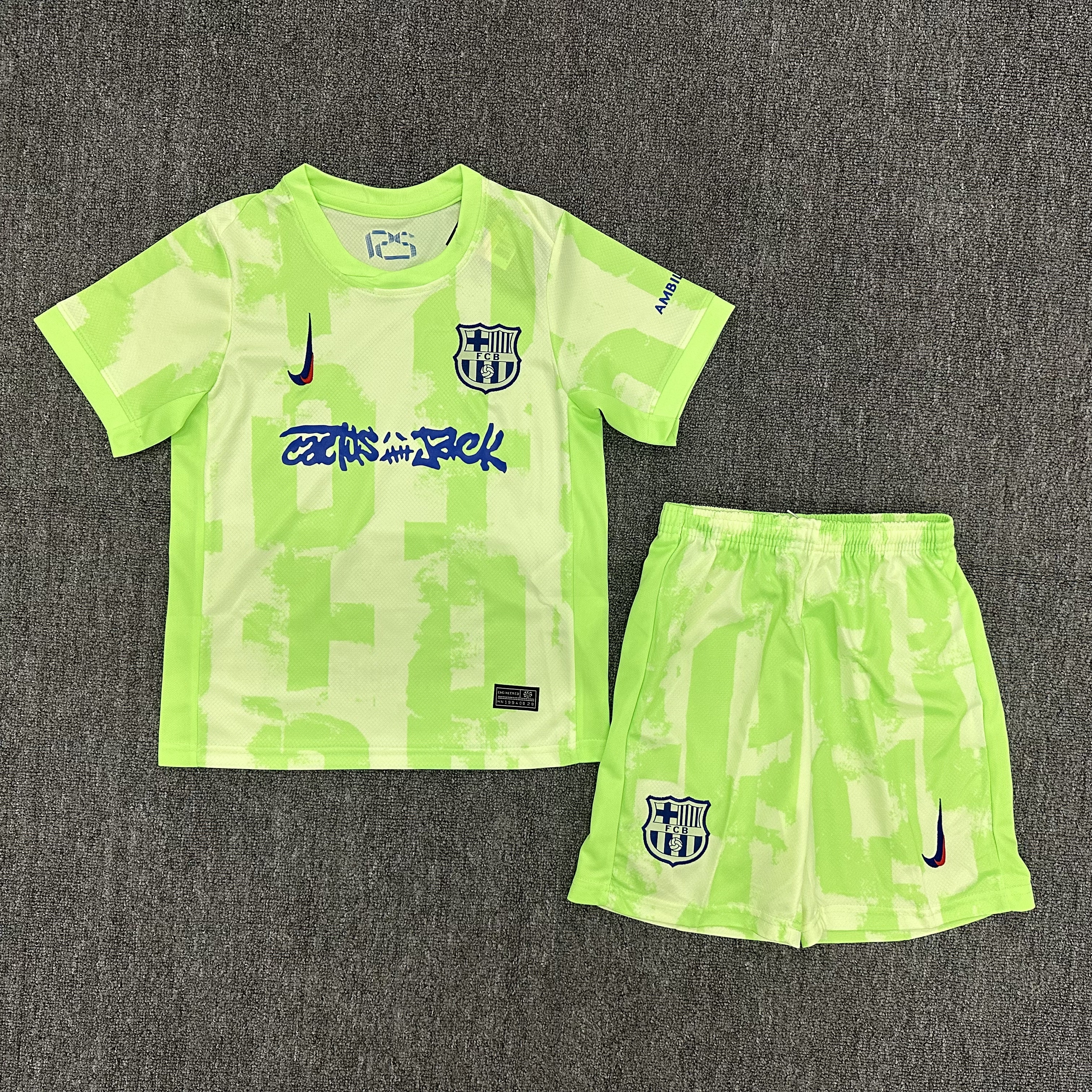 Kids Barcelona Third Soccer Jersey | short-sleeved | 507