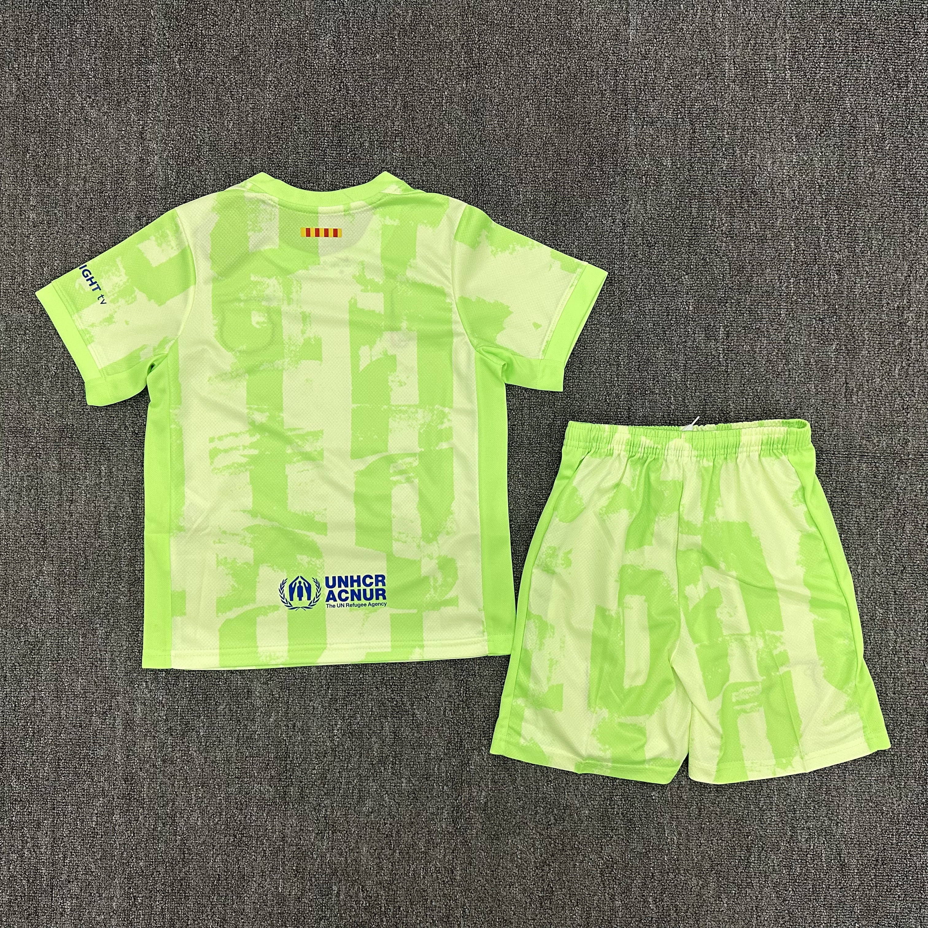 Kids Barcelona Third Soccer Jersey | short-sleeved | 507