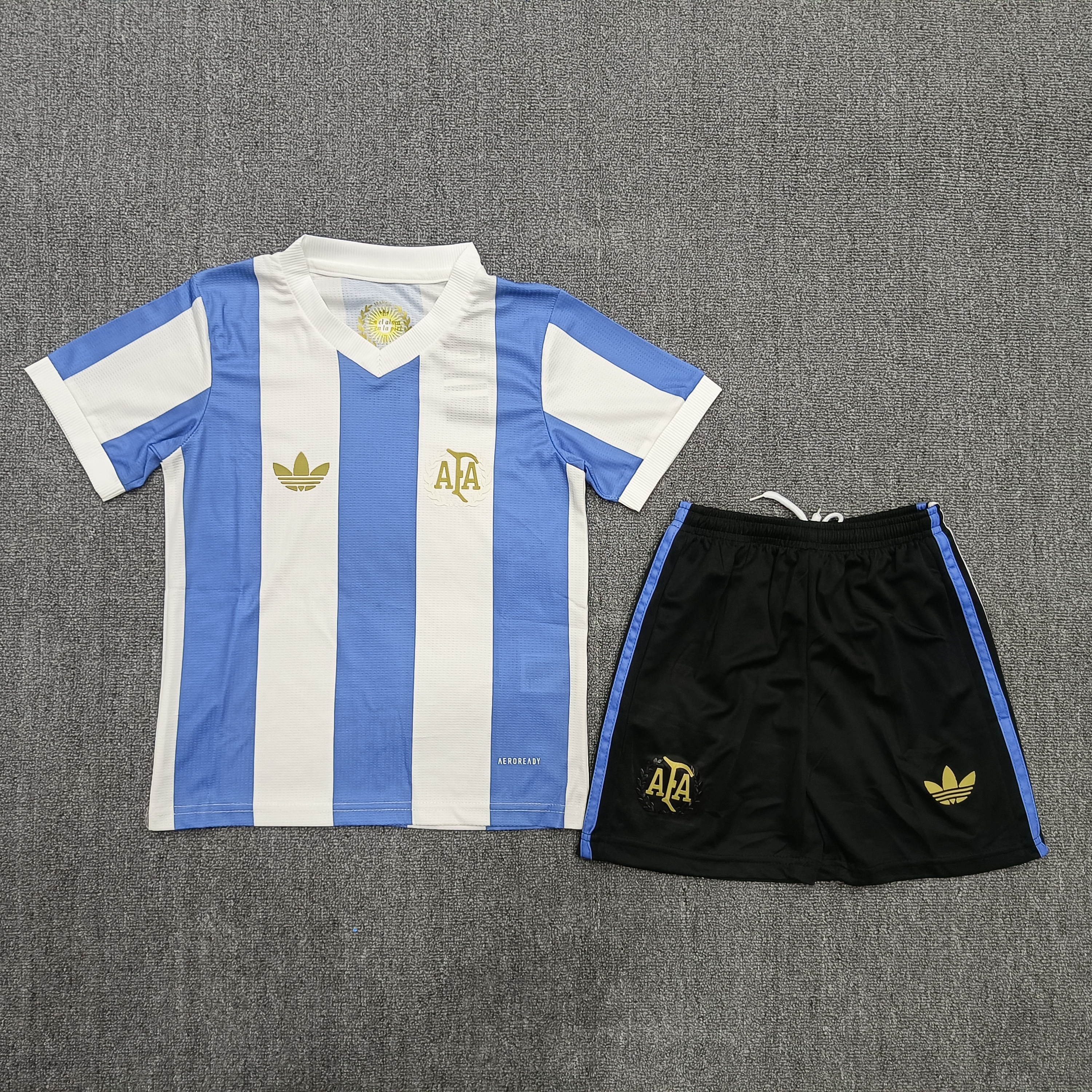 Kids 2526 Argentina 50th Anniversary Edition Soccer Jersey | short-sleeved | 507