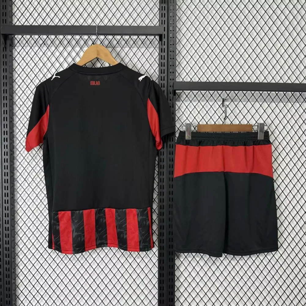Kids 2526 AC Milan Home Soccer Jersey | short-sleeved | 507