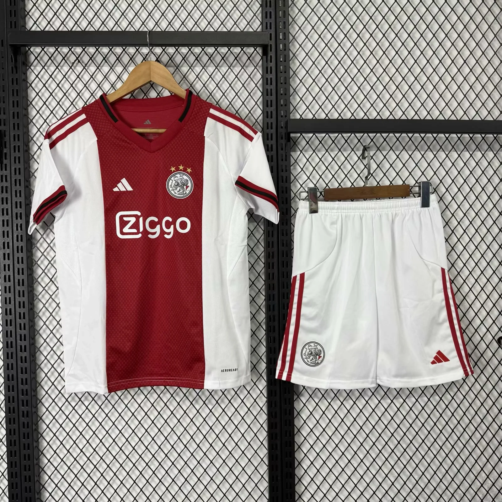 Kids 2526 Ajax Home / Away Soccer Jersey | short-sleeved | 507