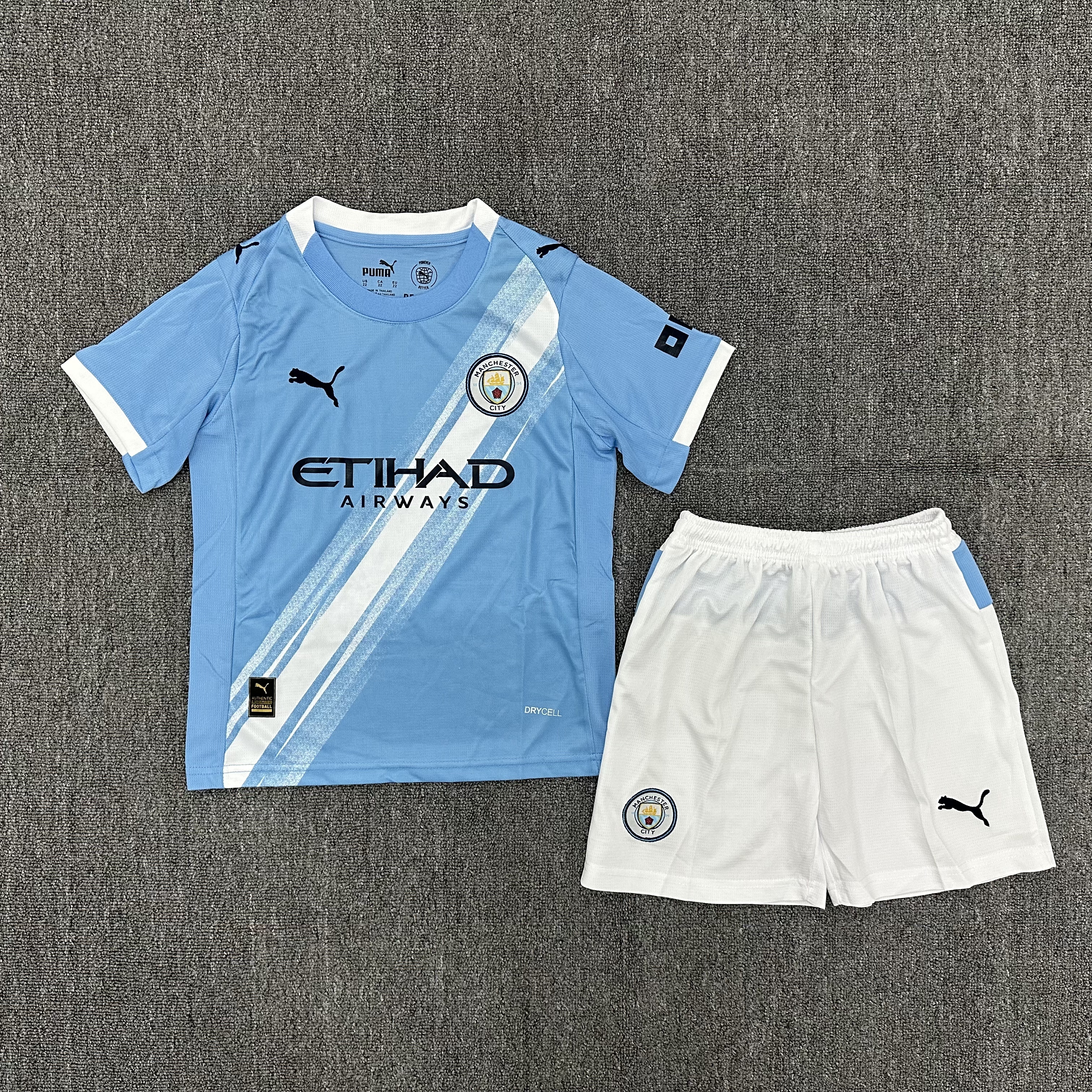 Kids 25/26 Manchester City Home / Away Soccer Jersey | short-sleeved | 507