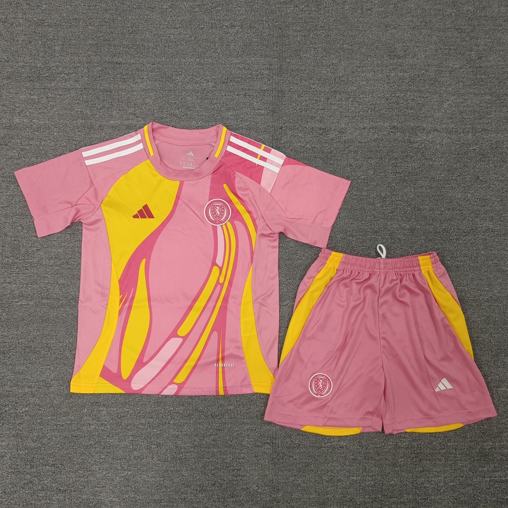 Kids Scotland 25/26 Home Soccer Jersey | short-sleeved | 507
