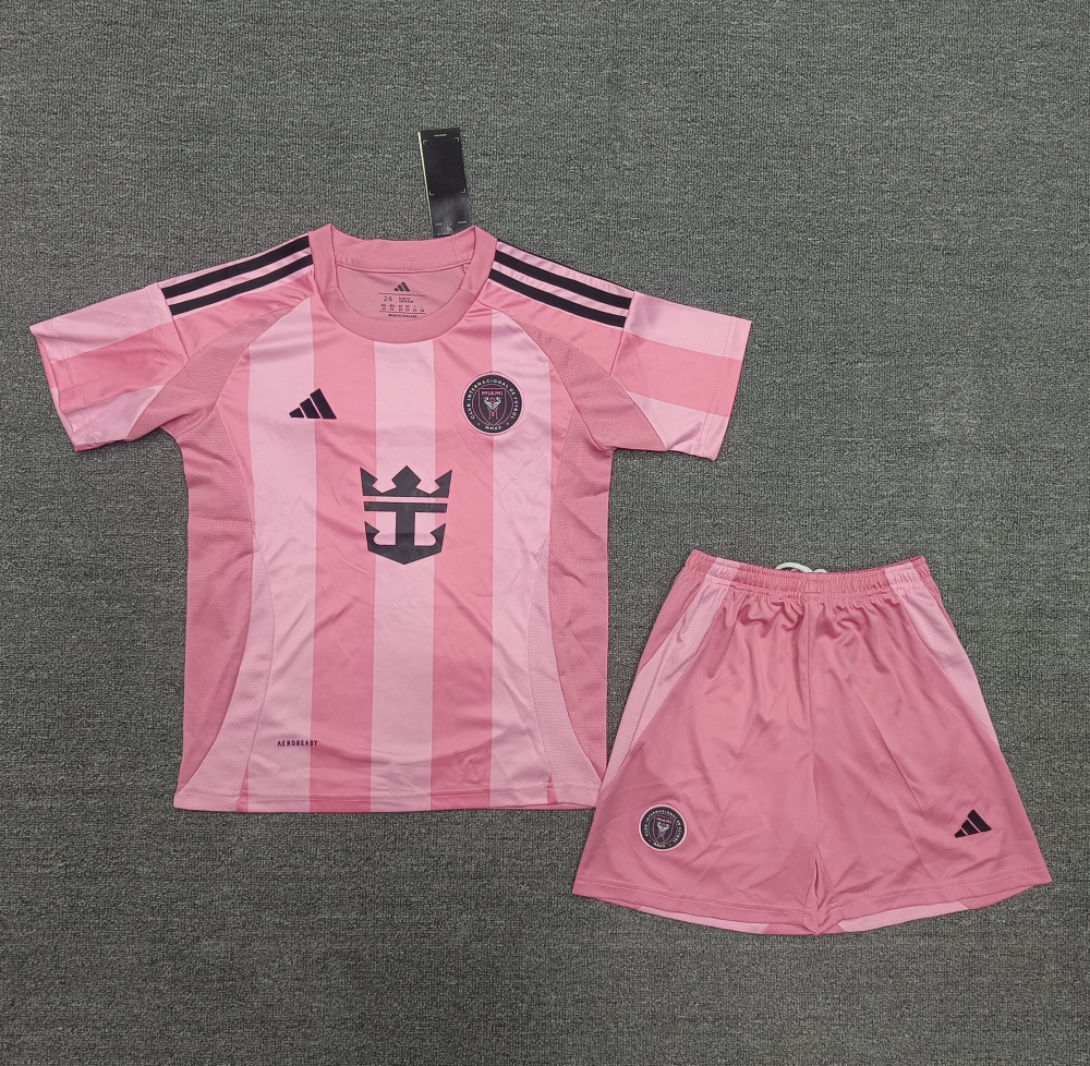 Kids 25/26 Miami Home / Away Soccer Jersey | short-sleeved | 507