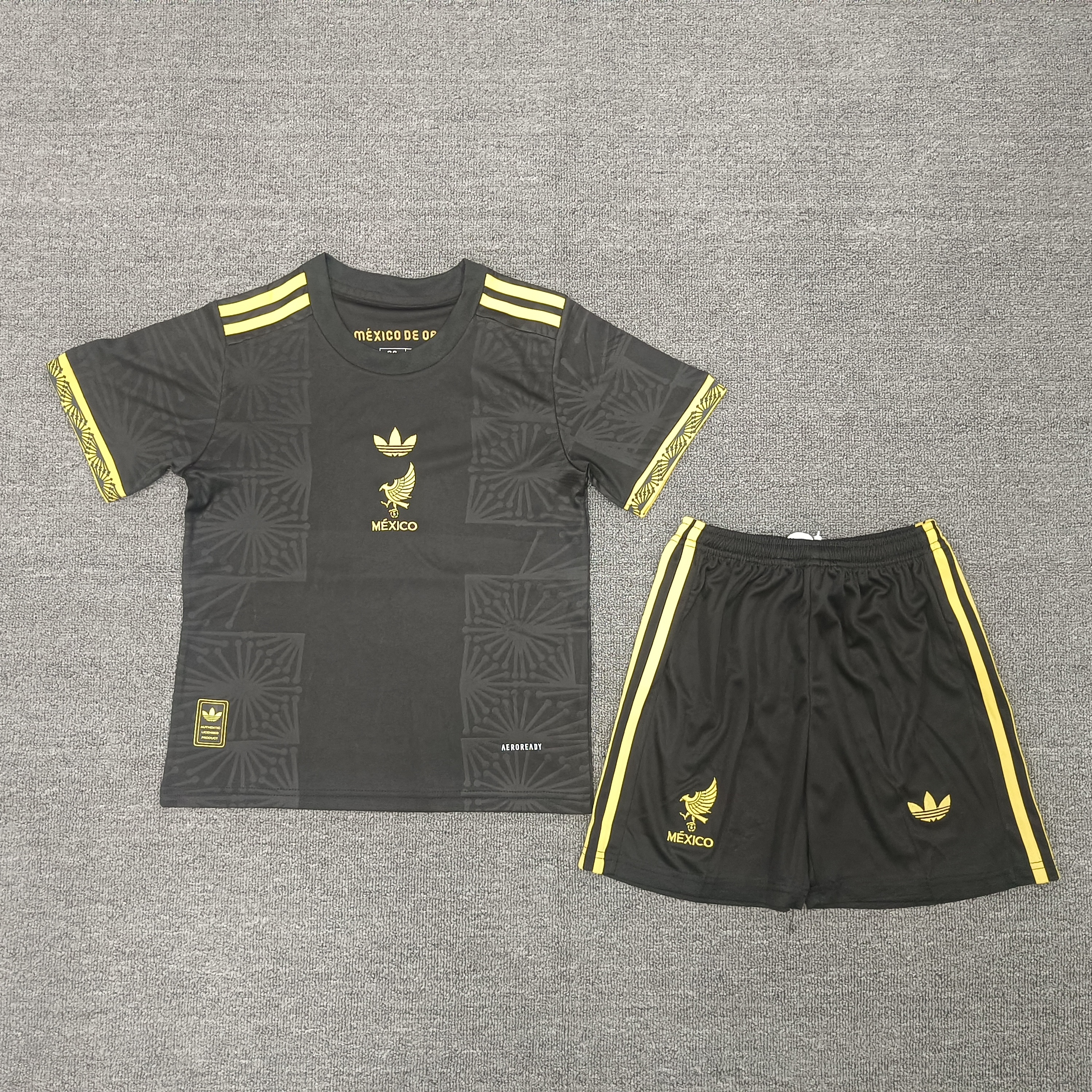 Kids Mexico Soccer Jersey | short-sleeved | Gold Cup Edition | 507