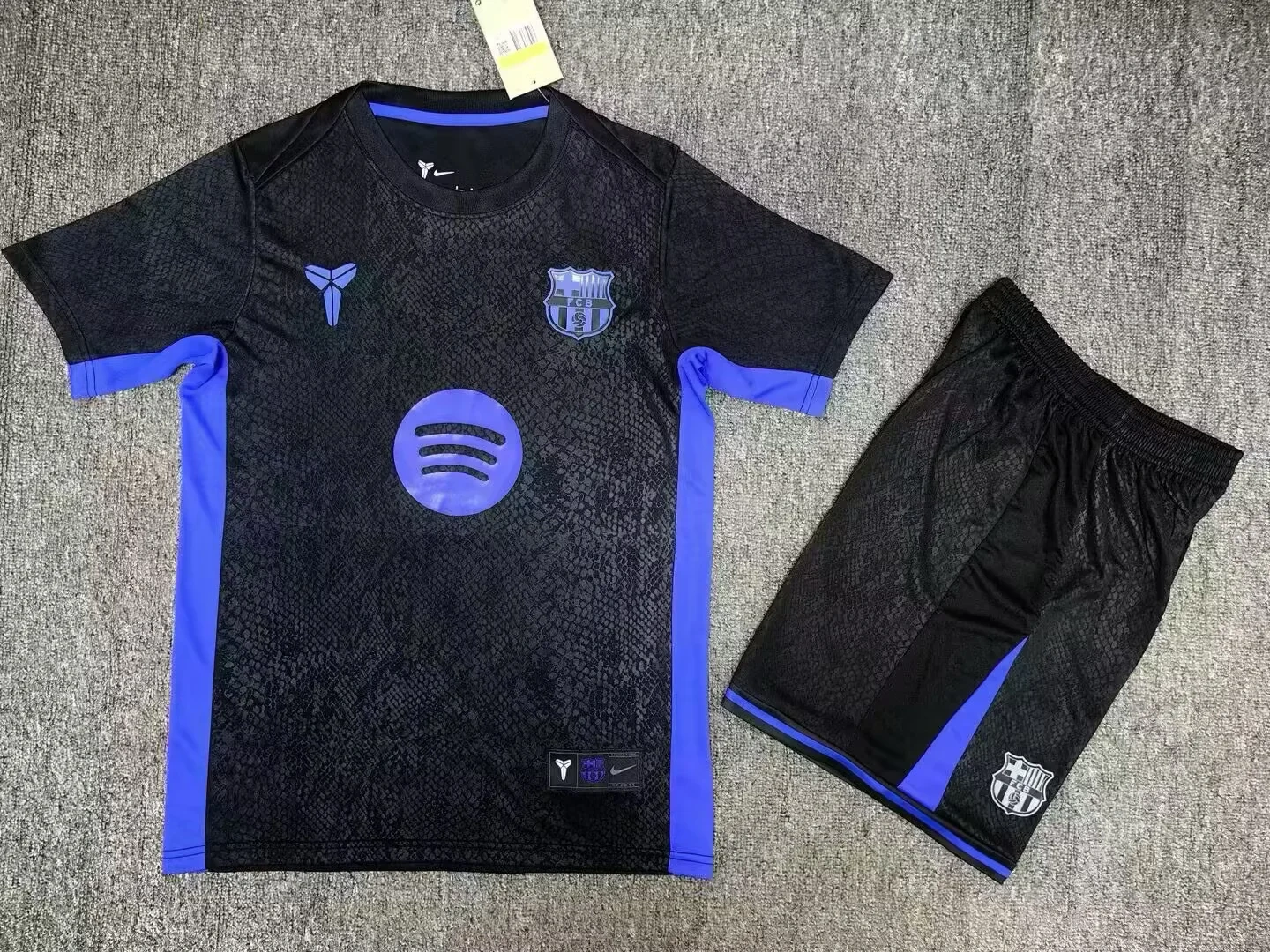 25/26 Barcelona Adult  Kit Soccer Jersey | short-sleeved | special edition | black-purple | S-2XL | 269
