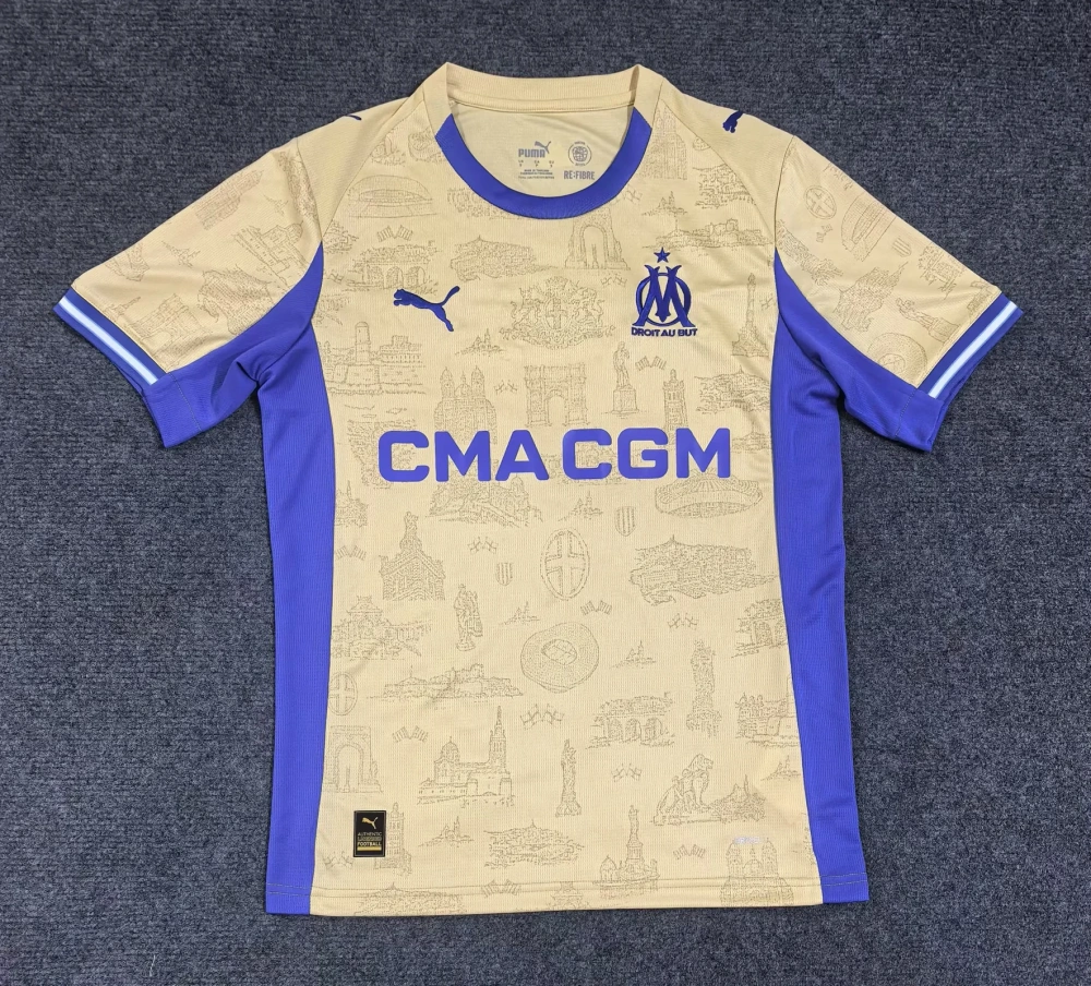 25-26 Olympique de Marseille Fourth Jersey | thai version | S-2XL | short-sleeved | C269