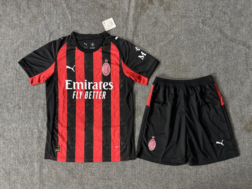 25/26 AC Milan's  Home Adult  Kit Third Soccer Jersey | short-sleeved | S-2XL | 269