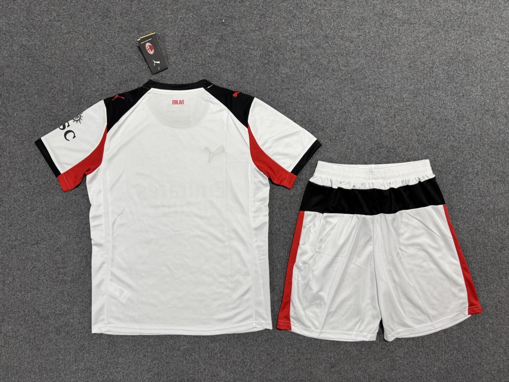 25/26 AC Milan's  Away white Adult  Kit Third Soccer Jersey | short-sleeved | S-2XL | 269