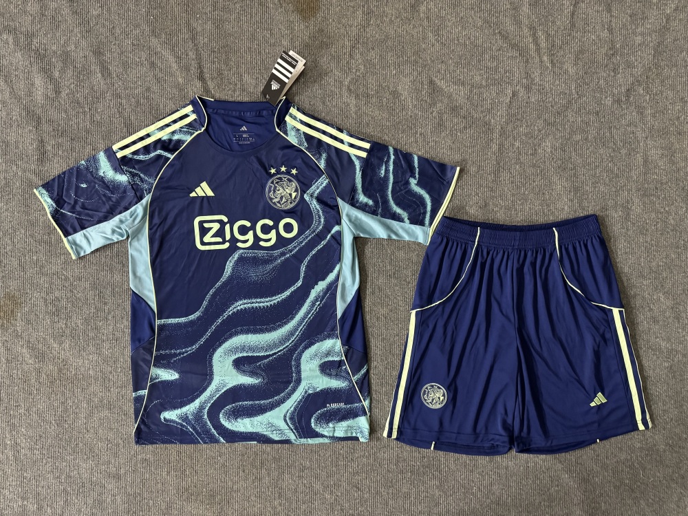 25/26 Ajax Away Adult  Kit Third Soccer Jersey | short-sleeved | S-2XL | 269
