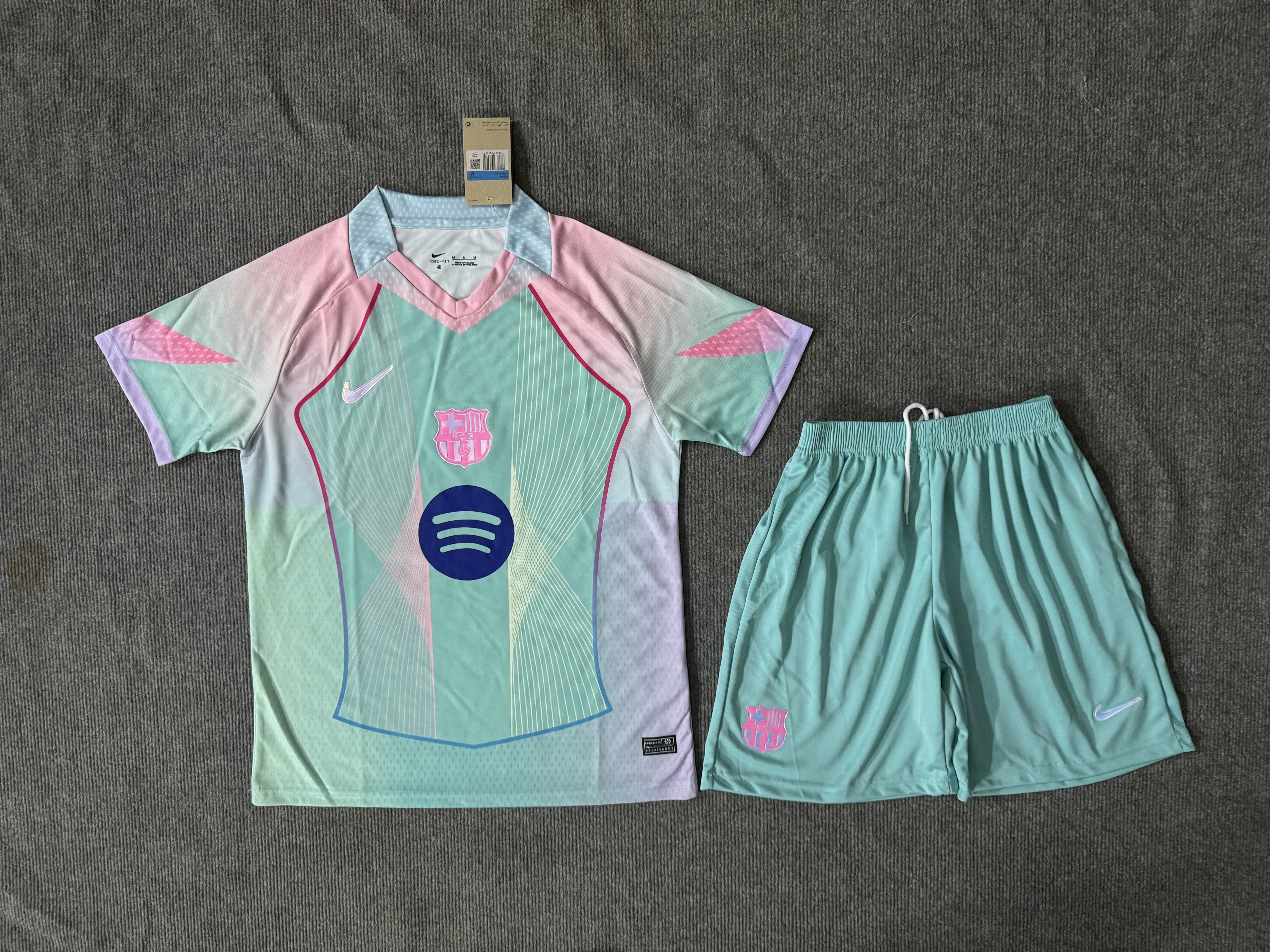 25/26 Barcelona special edition Adult  Kit Third Soccer Jersey | short-sleeved | S-2XL | 269