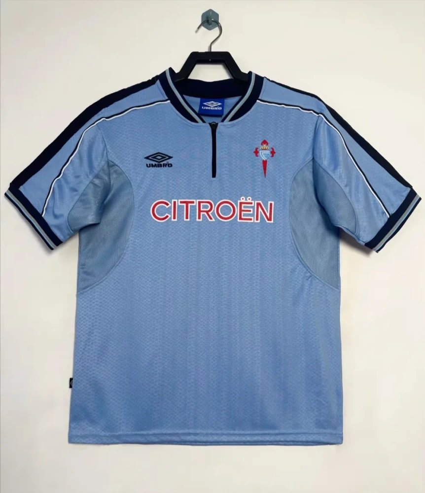 1999-00 RC Celta de Vigo Home Jersey | short-sleeved | [Retro Edition] | 710