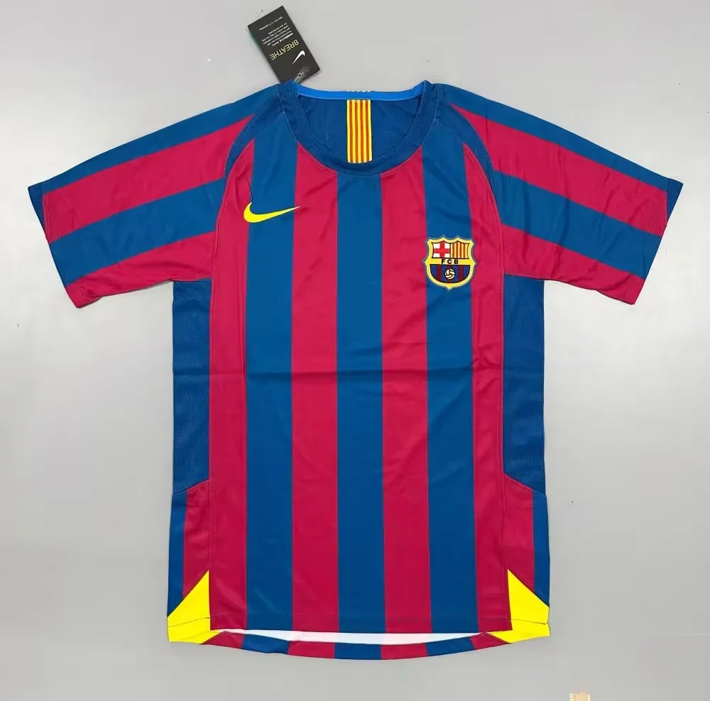 2005-06 Barcelona Home League Edition Jersey | short-sleeved | [Retro Edition] | 710