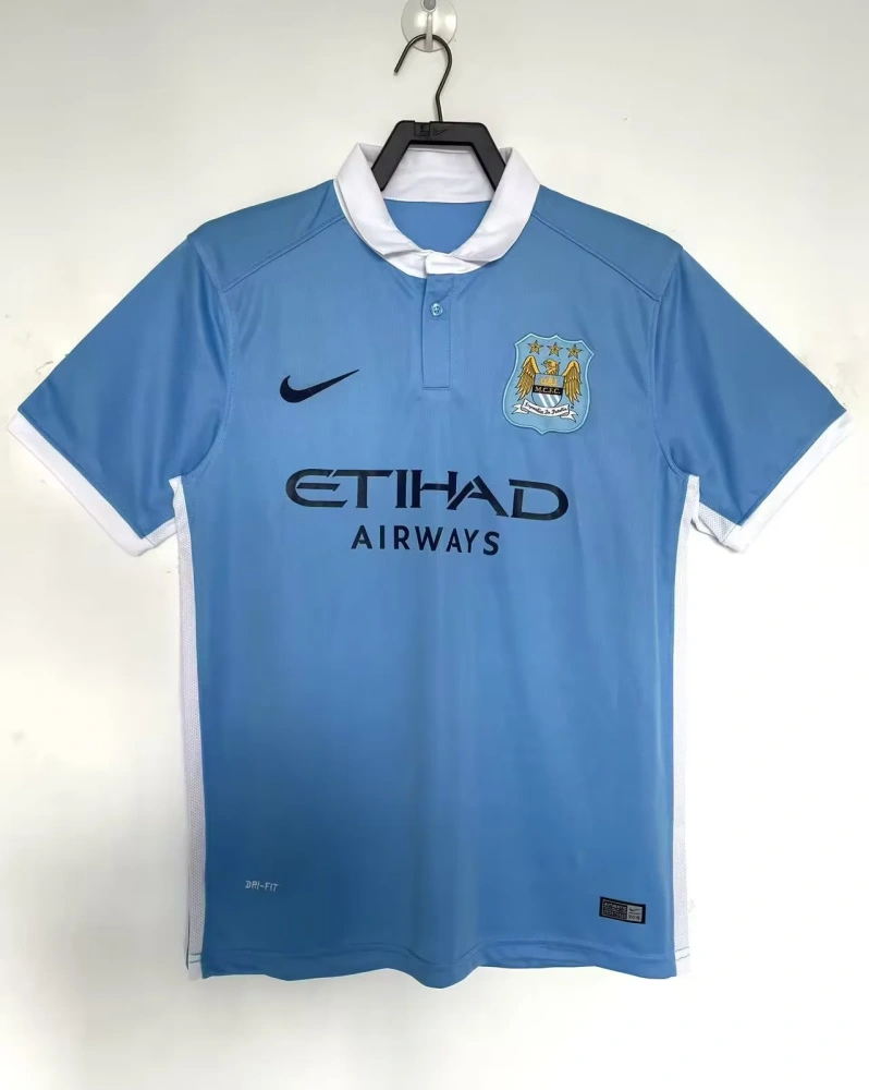 2015-16 Manchester City Home Jersey | short-sleeved | [Retro Edition] | 710