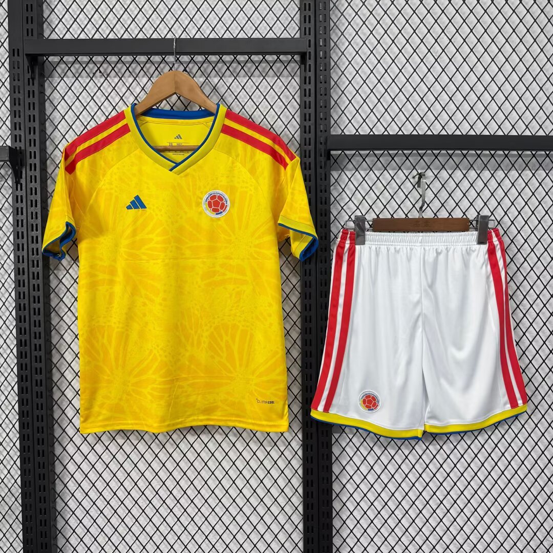 Kids Colombia 2026 Home Soccer Jersey | short-sleeved | 507