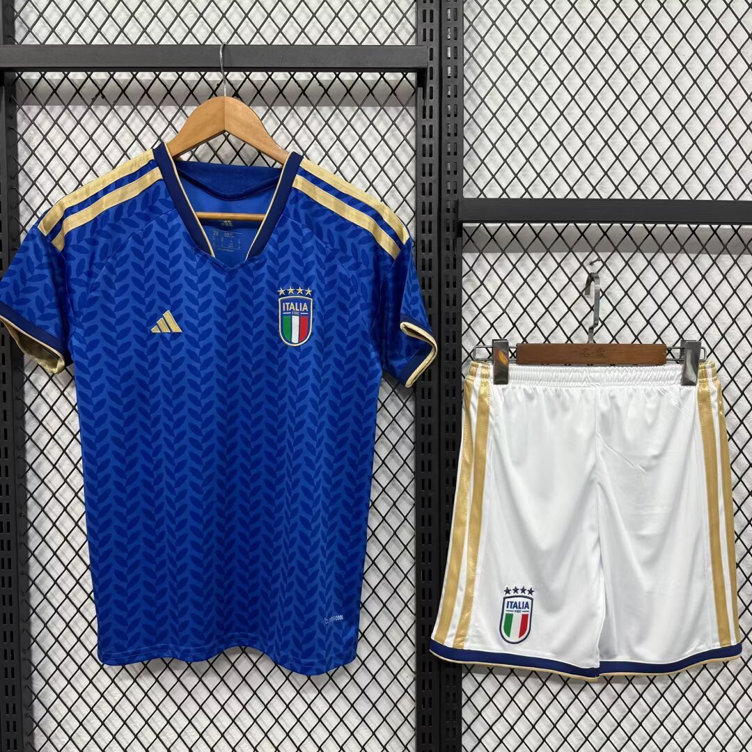 Kids Italy's  2026 Home Soccer Jersey | short-sleeved | 507