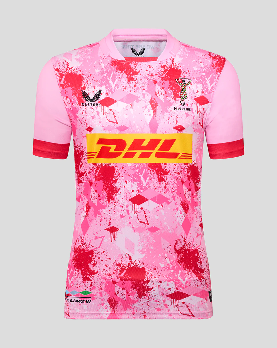 26 Harlequins Rugby jersey | New edition | Pink | S-5XL