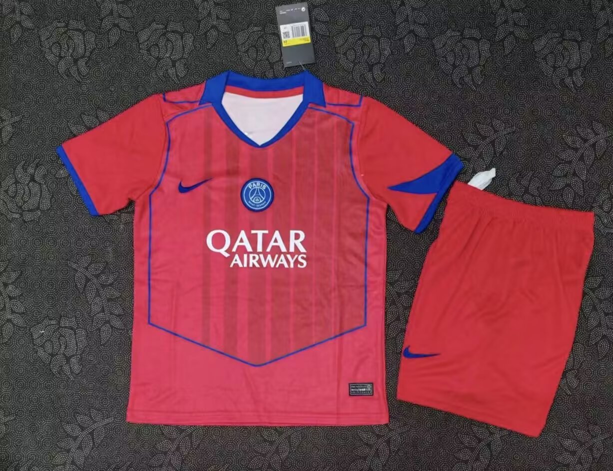 Kids 2526 Paris third away Soccer Jersey | short-sleeved