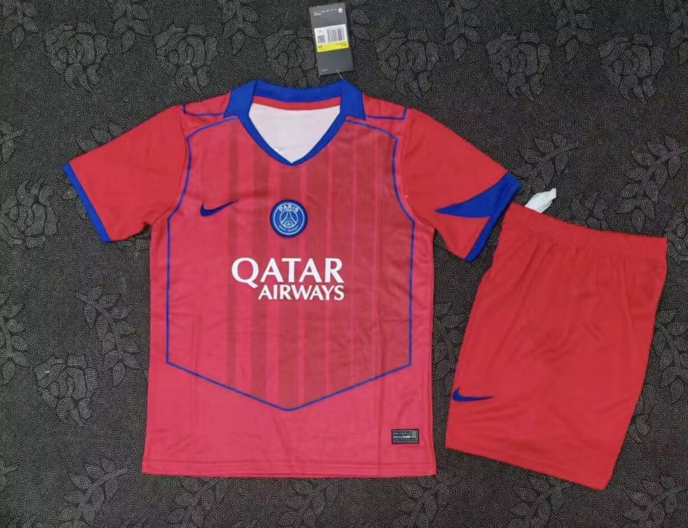 Kids 2526 Paris third away Soccer Jersey | short-sleeved