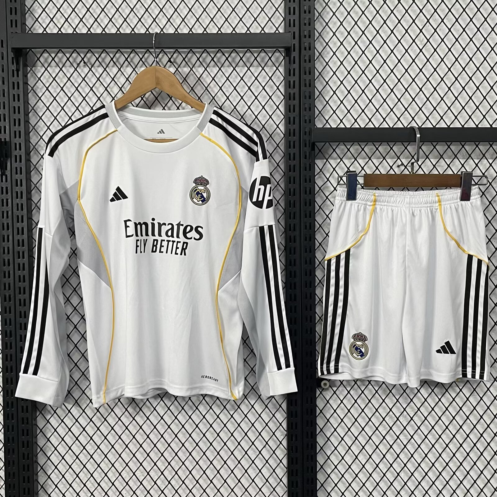 Kids 2526 Real Madrid home and away Long Sleeve  short-sleeved