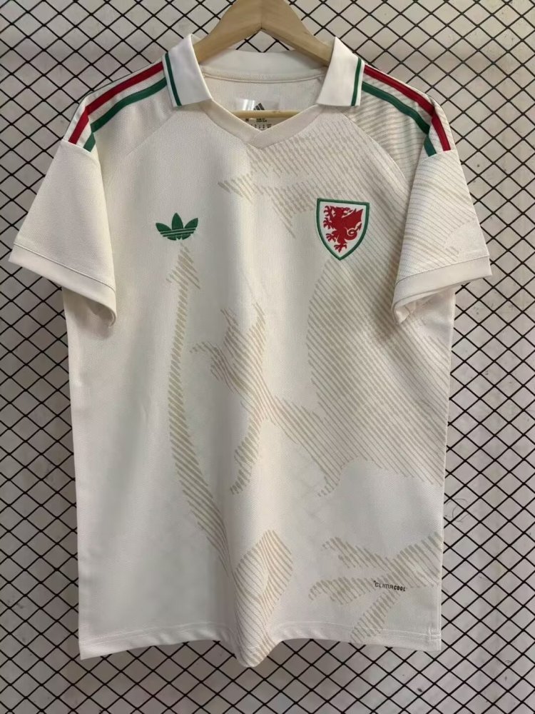 26-27 World Cup Wales Away Jersey | Thai version | short-sleeved