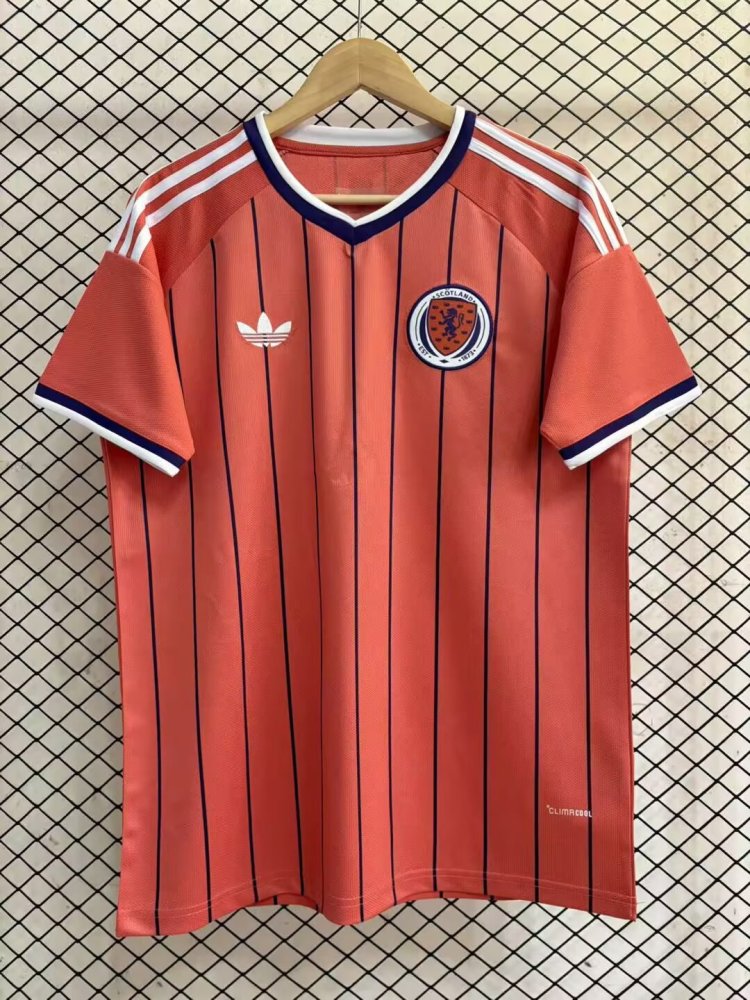 26-27 Scotland Home Jersey | thai version | short-sleeved