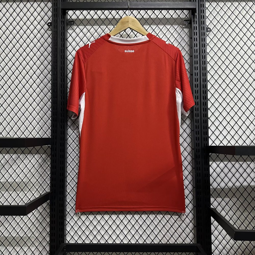 26-27 World Cup Switzerland Home  Jersey | Thai Version | short-sleeved