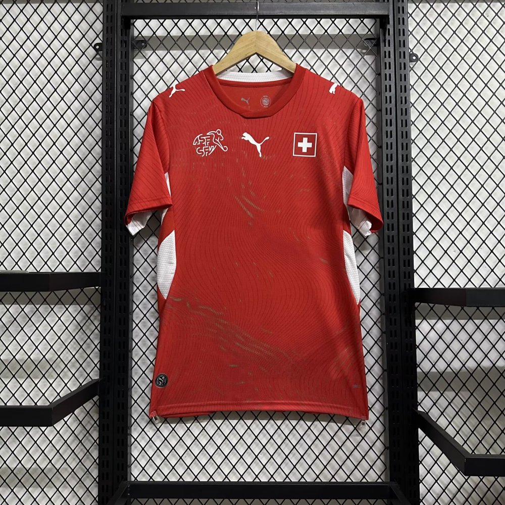26-27 World Cup Switzerland Home  Jersey | Thai Version | short-sleeved