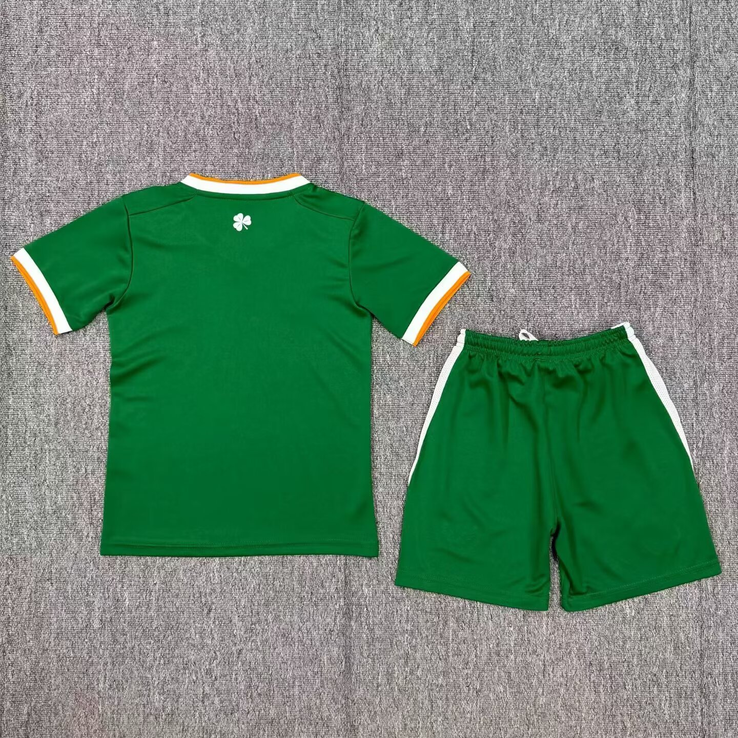 Kids 26 27 Ireland home Soccer Jersey | short-sleeved | QIUW