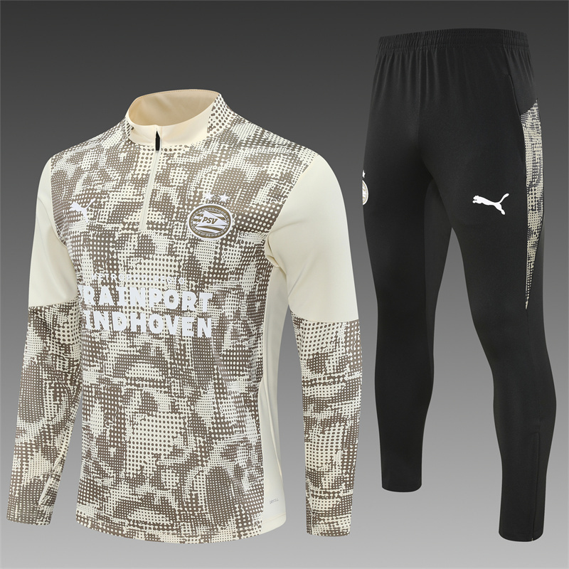 2526 Eindhoven light yellow training suit |  Thai version quality | C14012