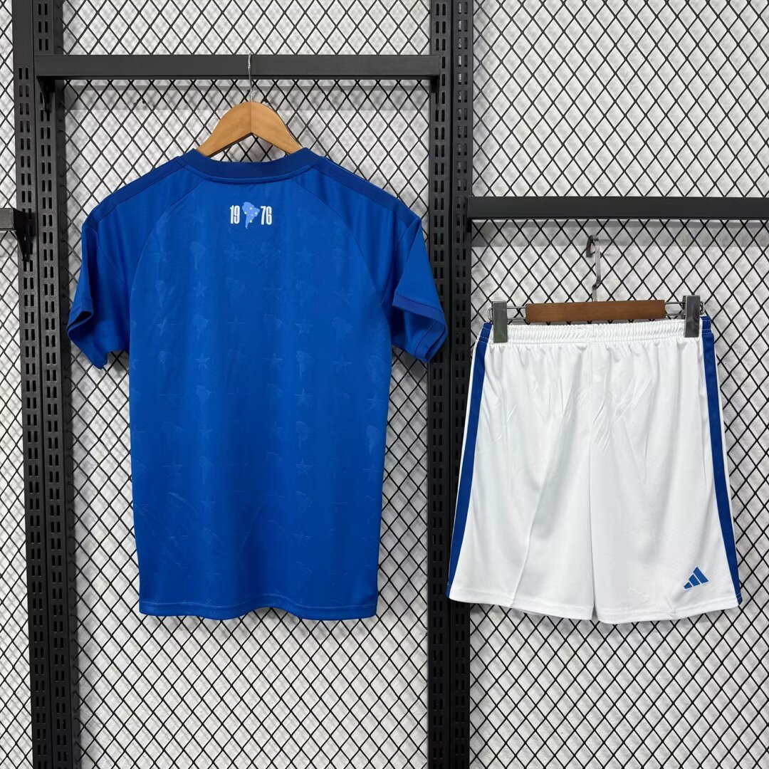Kids 26-27 cruzeiro   Home Soccer Jersey | short-sleeved | 1134